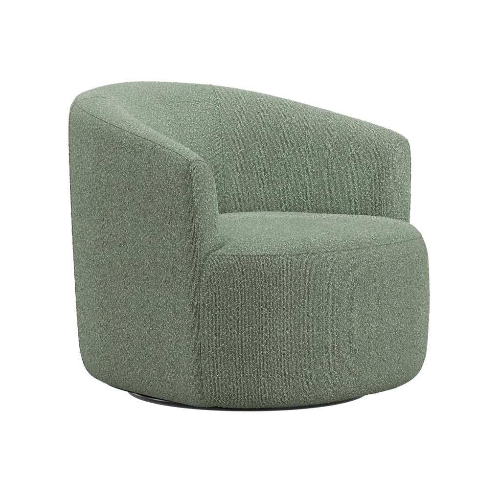 Fauteuil d'appoint pivotant en bouclé Mainstays, taupe