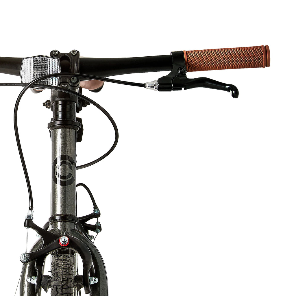 Vélo de route Concord Envoy City, roues 700C, gris, pour cyclistes de 1,63 m à 1,88 m, unisexe, adulte