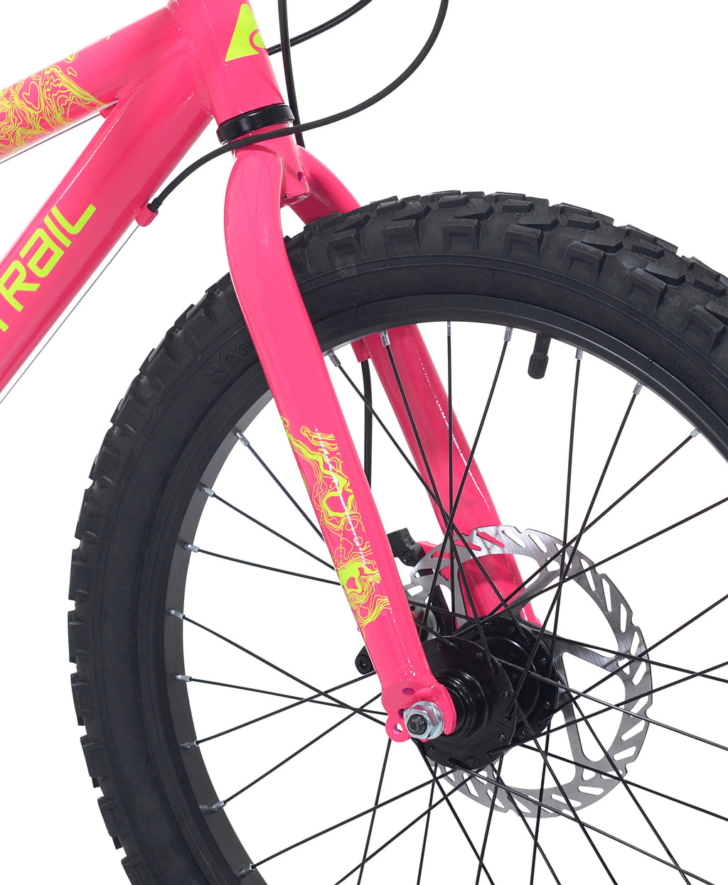 20 VTT Ozark Trail Vibe, 7 vitesses, pour cycliste de 1,20 m à 1,63 m, rose, enfant/préado/ado, unisexe