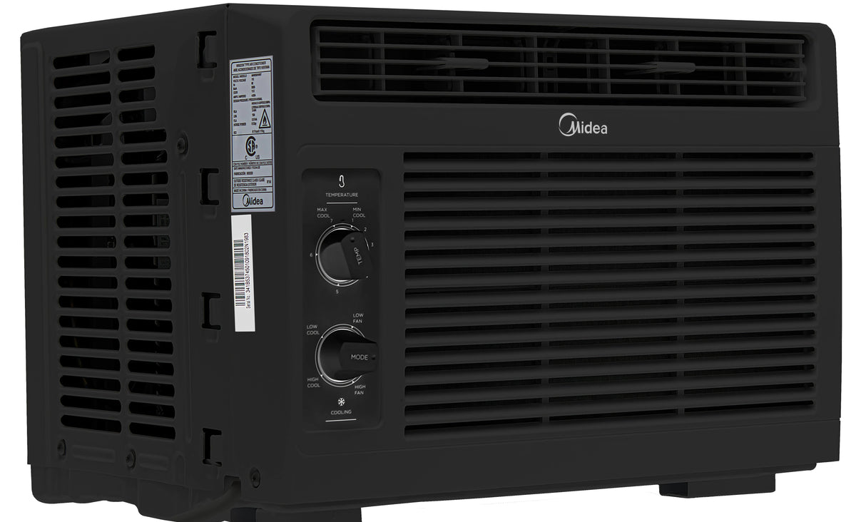 Climatiseur de fenêtre mécanique Midea 5 000 BTU pour 150 pi², blanc, MAW05M1WWT, neuf