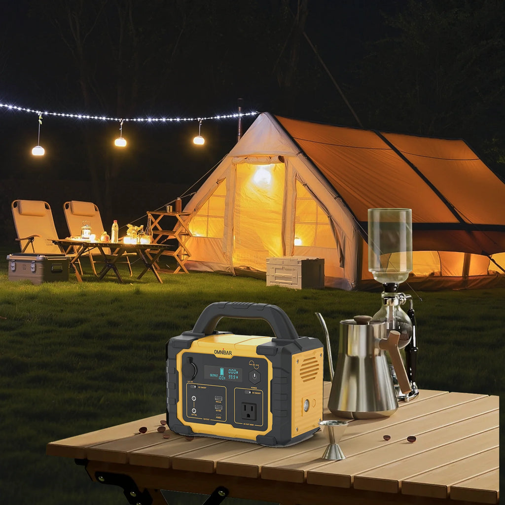 Station d’énergie portable Mondawe 1 000 W, générateur solaire 1 024 Wh avec prise CA pour la maison, le camping et les urgences