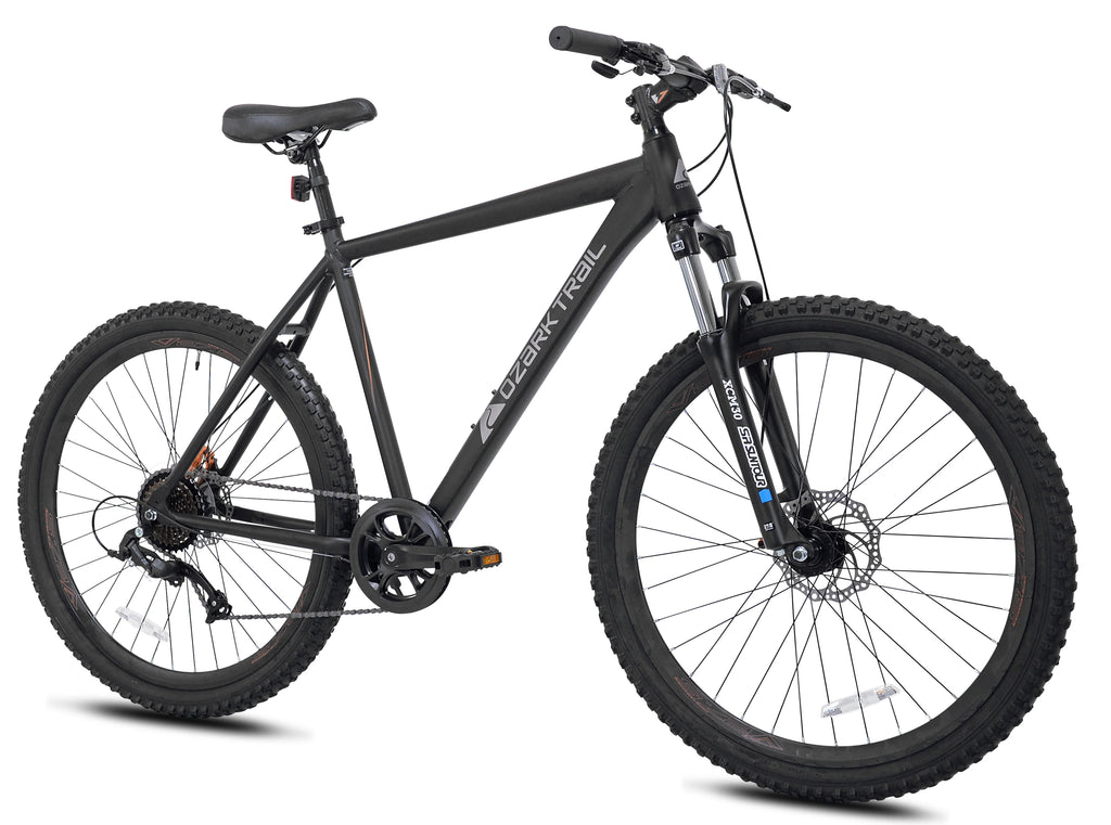 Vélo tout-terrain Ozark Trail 27.5 Vibe, Cadre petit, Convient aux cyclistes de 1,52 m à 1,68 m, Noir, Adulte, Unisexe