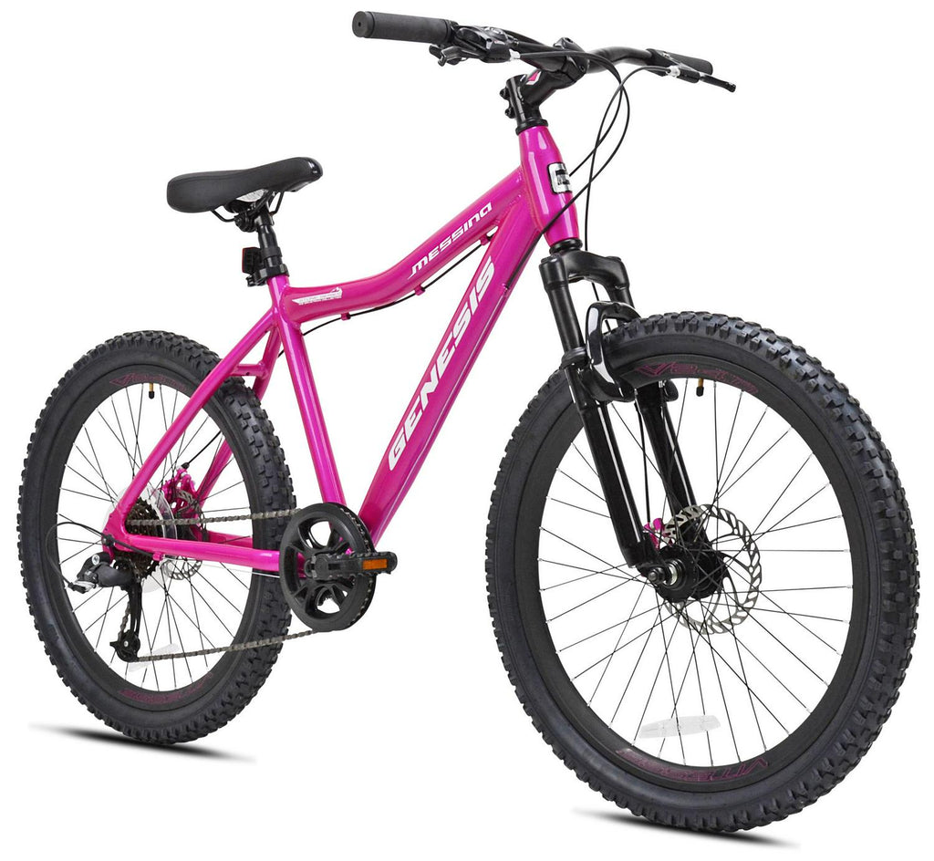 Vélo de montagne Genesis Messina 24 po pour femme, rose