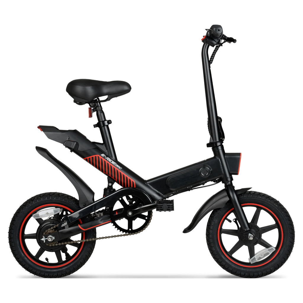 Vélo électrique compact et pliable Hyper Bicycles 14 36V avec accélérateur, moteur de 350W, âge recommandé : 14 ans et plus