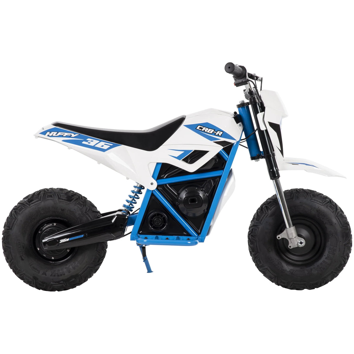 Mini-moto électrique Huffy CR8-R 36 volts, blanche