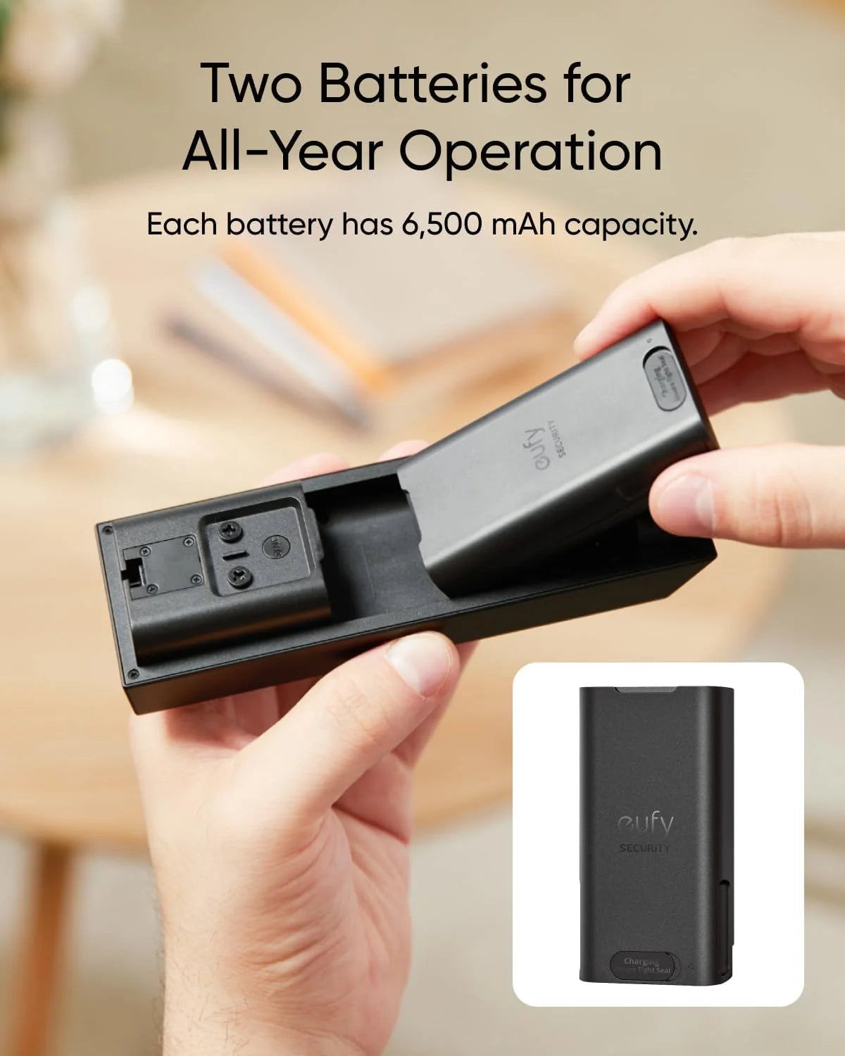 Sonnette vidéo eufy Security E340, double caméra avec surveillance des livraisons, caméra 2K