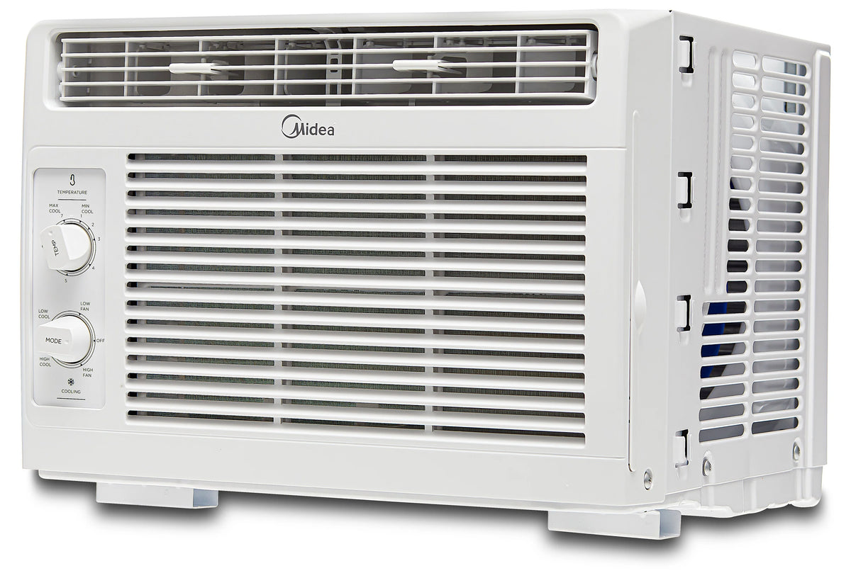 Climatiseur de fenêtre mécanique Midea 5 000 BTU pour 150 pi², blanc, MAW05M1WWT, neuf