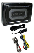 Caisson de basses compact amplifié Kenwood KSC-SW11 de 150 watts avec télécommande