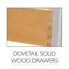 Design House Brookings Meuble bas de cuisine à assembler en bois Shaker, 2 portes et 2 tiroirs (48 x 34,5 x 24), blanc Sherwin Williams