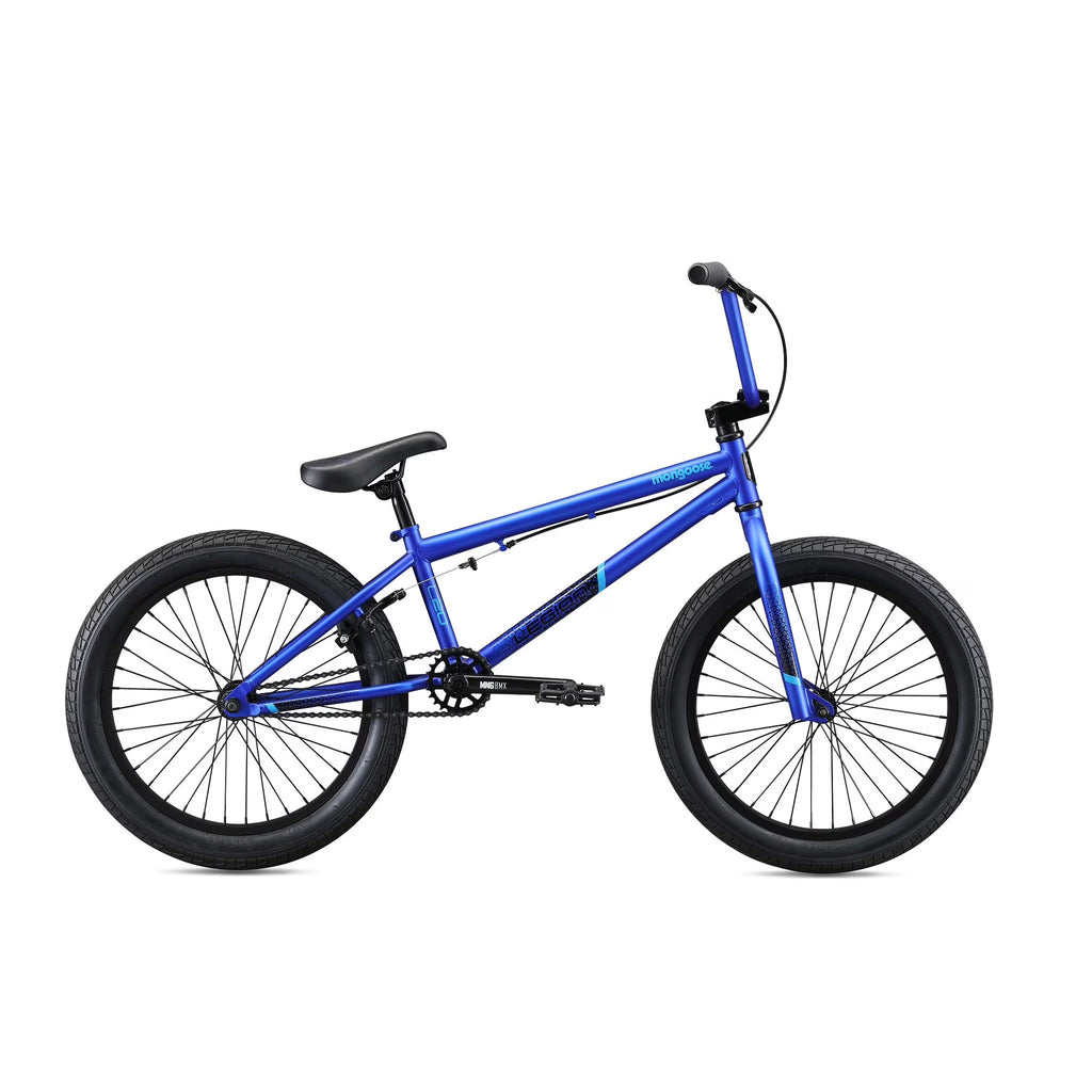 Vélo BMX Freestyle Mongoose Legion L20, Roue de 20 po, Dès 8 ans, Bleu
