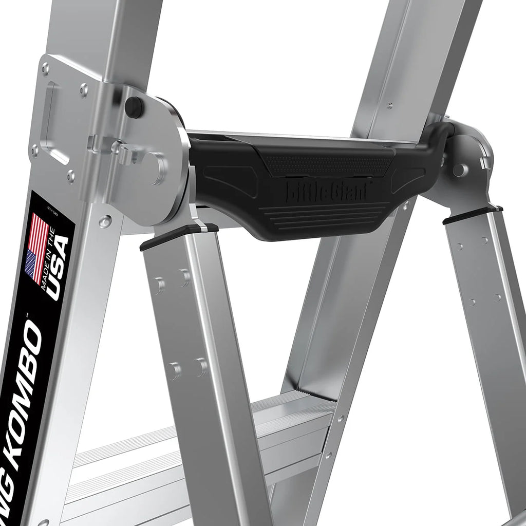 Little Giant King Kombo 5'-8' Échelle combinée 3-en-1 en aluminium, Type 1A - Capacité de 300 lb, Portée de 11 pi 4 po