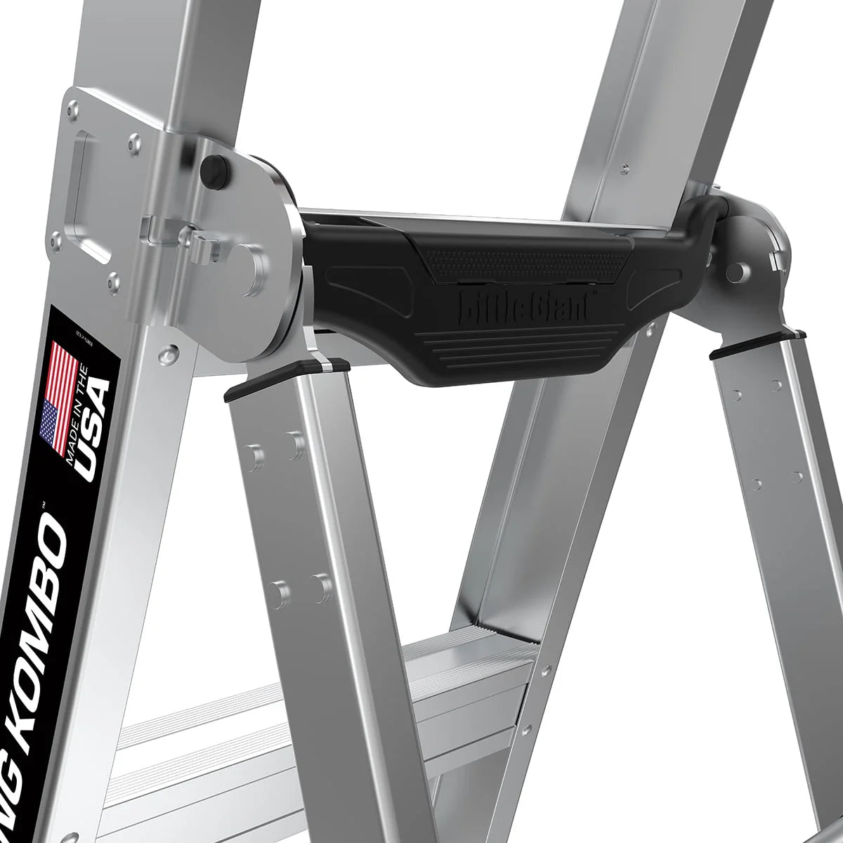 Little Giant King Kombo 5'-8' Échelle combinée 3-en-1 en aluminium, Type 1A - Capacité de 300 lb, Portée de 11 pi 4 po