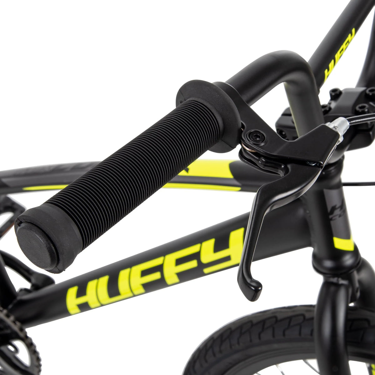 Vélo BMX HX Cruiser 24 pouces pour garçons, noir/jaune