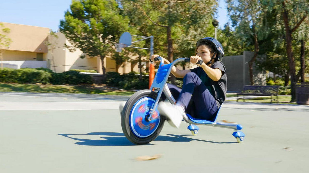 Razor RipRider 360 Drift Trike - Bleu. Roue avant de 16¡å. Véhicule à 3 roues. Tricycle pour enfant de 5 ans et plus