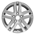 Jante d’origine d’occasion en aluminium argenté, usinée et peinte, 16 x 6,5, 1KO601025D8Z8, compatible avec les Volkswagen Jetta 2005-2018 (Bon état)