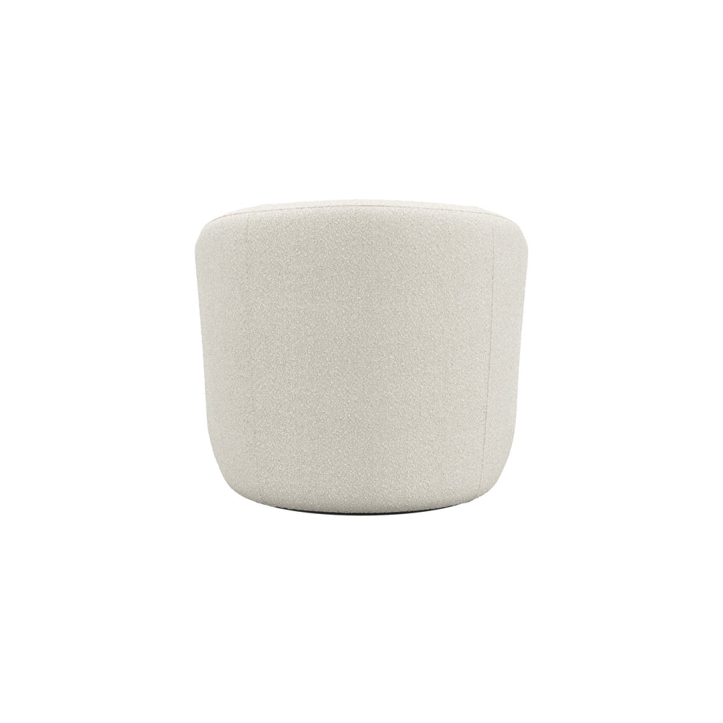 Fauteuil d'appoint pivotant en bouclé Mainstays, taupe