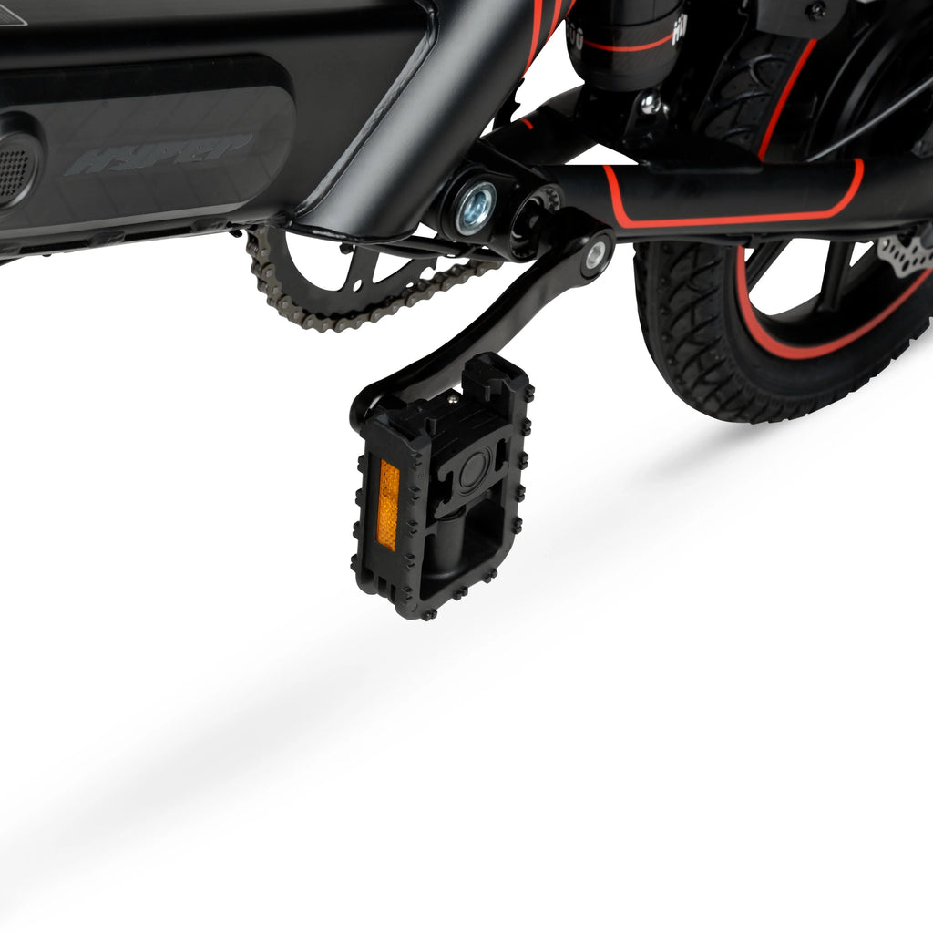 Vélo électrique compact et pliable Hyper Bicycles 14 36V avec accélérateur, moteur de 350W, âge recommandé : 14 ans et plus