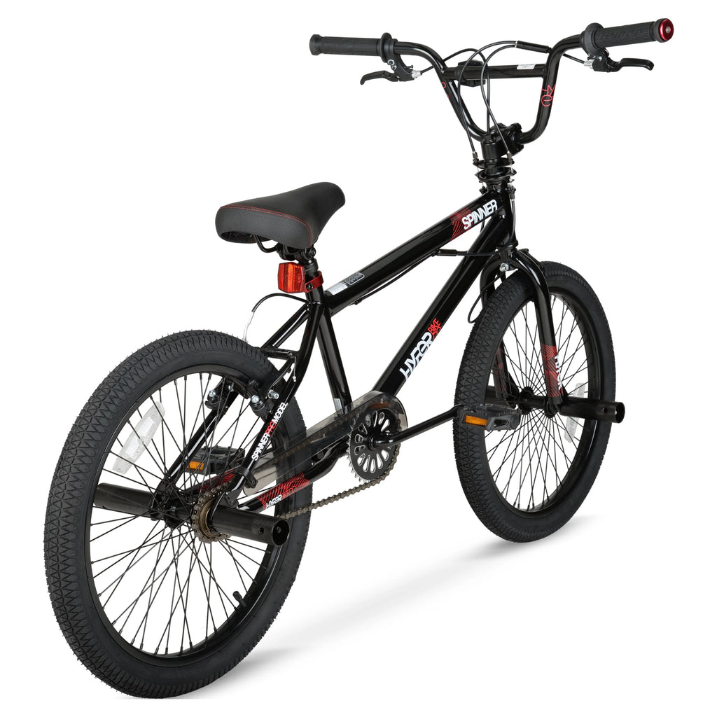 20 Hyper Bicycles Vélo BMX Spinner pour garçon, Noir, Tranche d'âge 8 à 13 ans, Enfant, Préadolescent