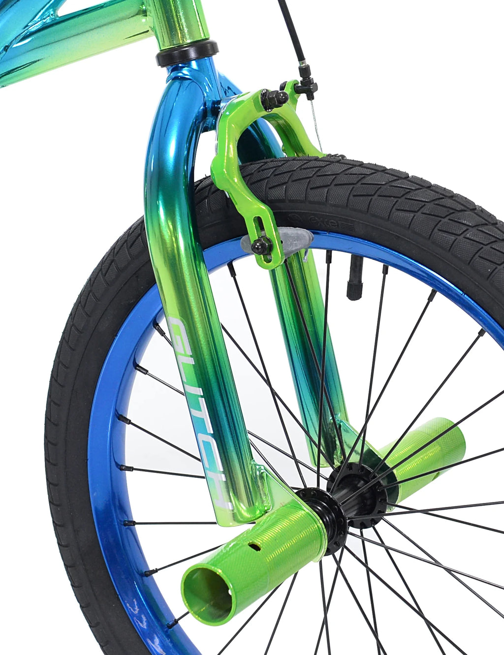 Vélo BMX Glitch Boy 18, Bleu/Vert