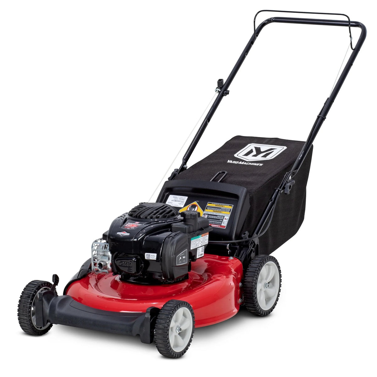 Tondeuse à gazon autotractée Yard Machines de 21 po avec moteur à essence Briggs & Stratton de 140 cc (reconditionnée)