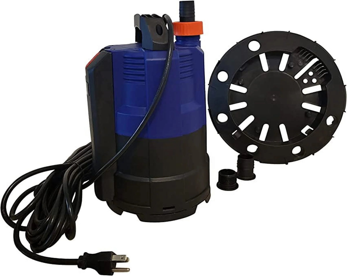 Pompe de relevage immergée avec tuyau (base de pompage d’eau à faible niveau en option)