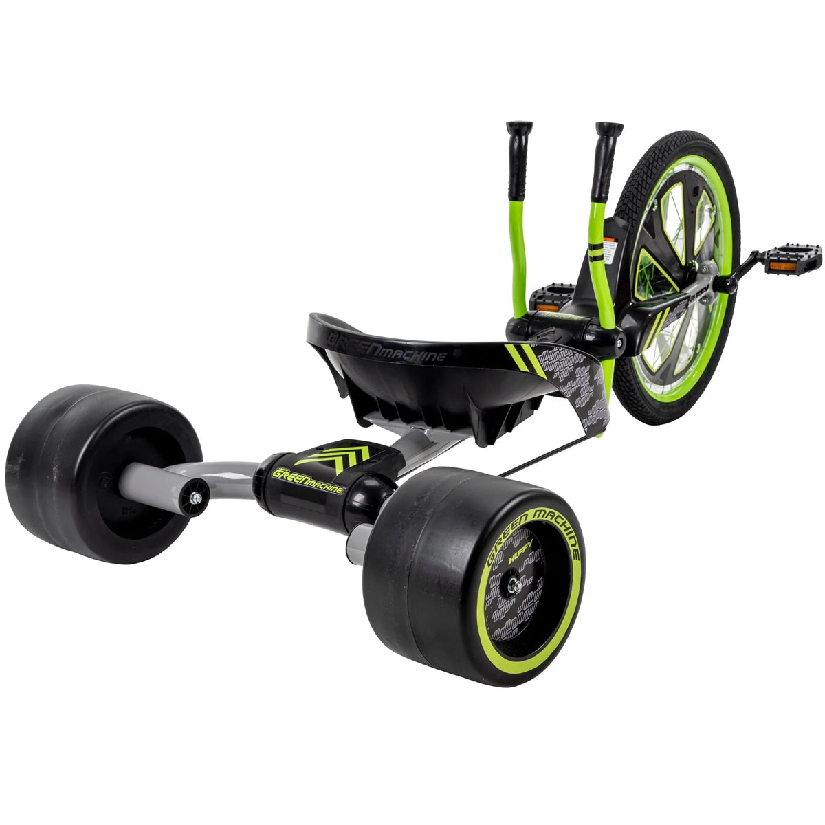 Tricycle Huffy Green Machine à 3 roues de 20 pouces, vert et gris