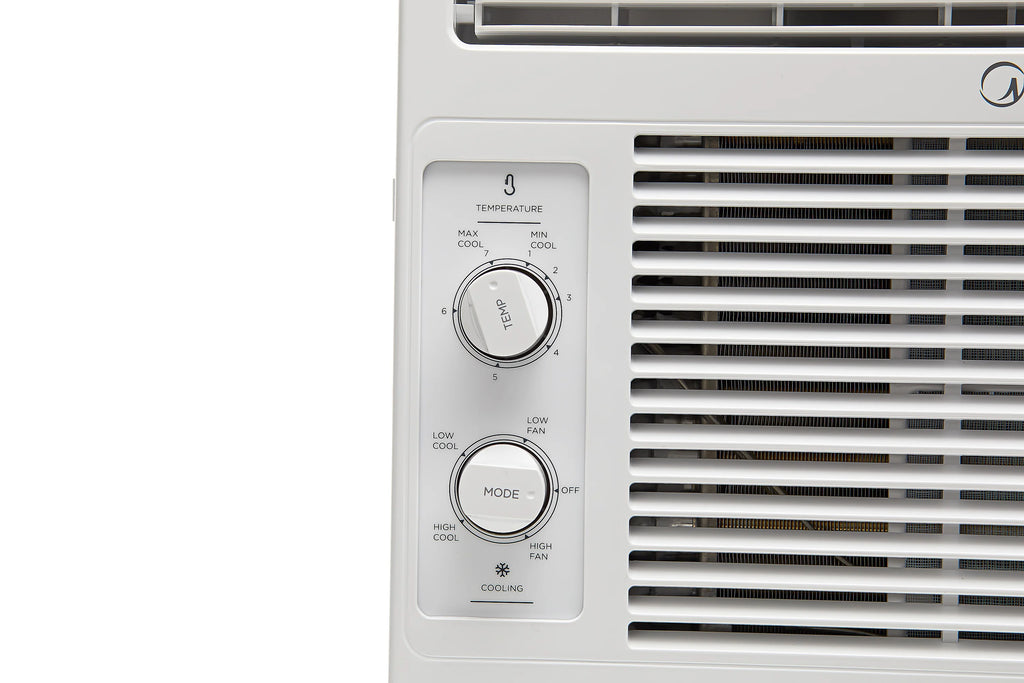 Climatiseur de fenêtre mécanique Midea 5 000 BTU pour 150 pi², blanc, MAW05M1WWT, neuf
