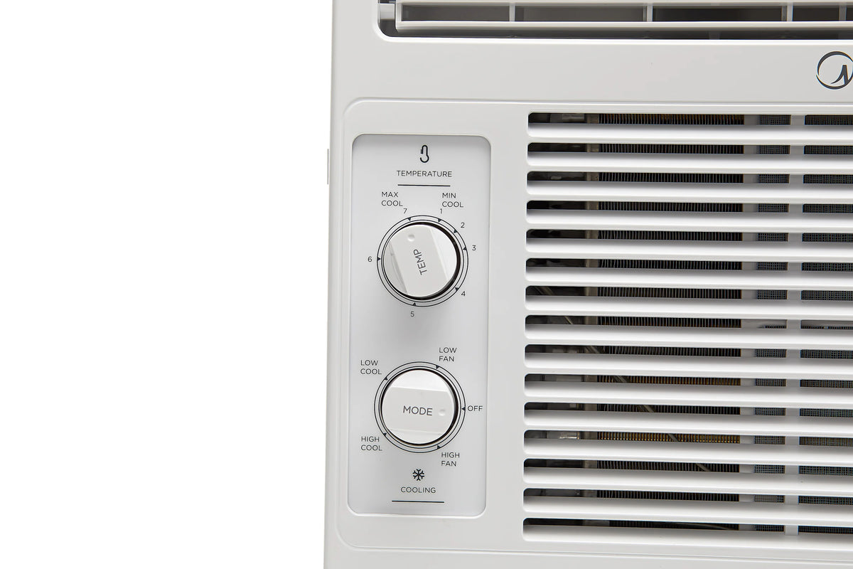 Climatiseur de fenêtre mécanique Midea 5 000 BTU pour 150 pi², blanc, MAW05M1WWT, neuf