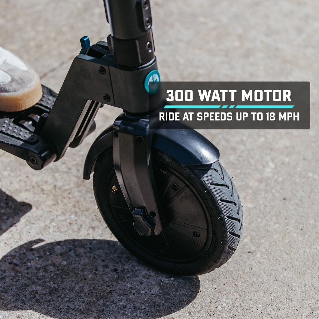 Trottinette électrique pour adulte GOTRAX G3 Plus, 300 W, 10 pouces, autonomie max. de 18 miles, trottinette pliable pour adulte, grise
