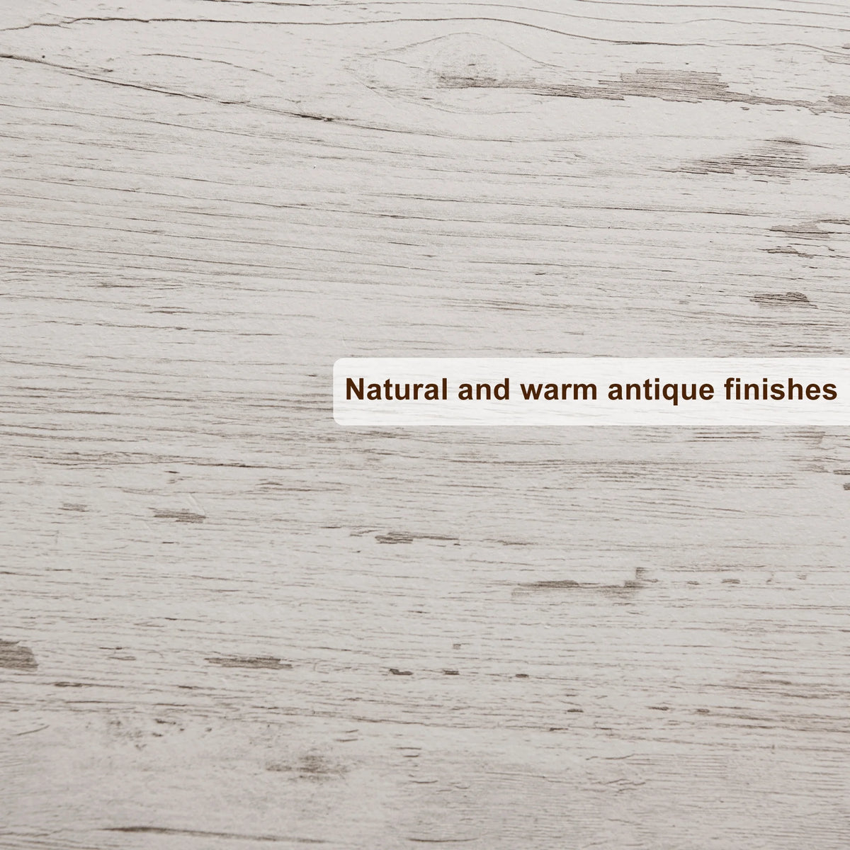 Commode Keywhat Farmhouse à 5 tiroirs pour chambre, meuble de rangement en bois pour salon, blanc antique