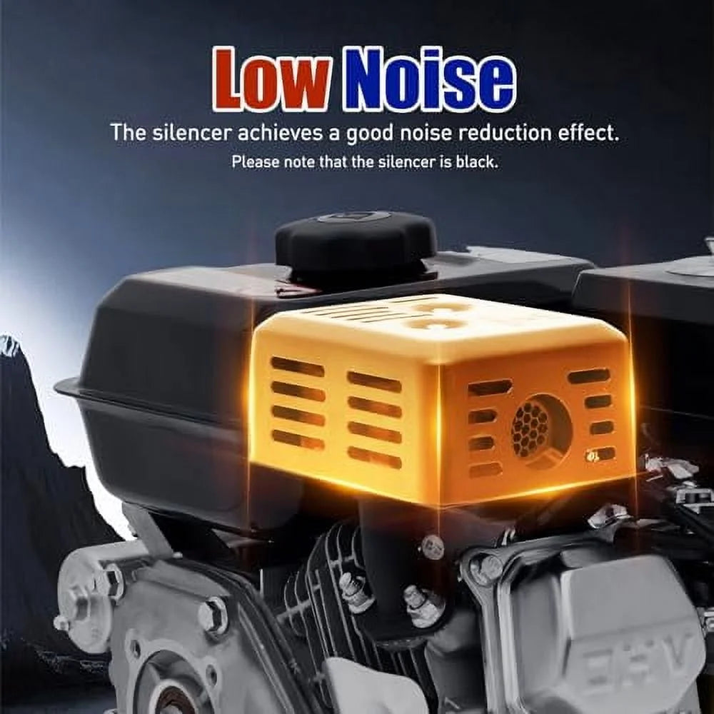 Moteur à essence de 7,5 CV, moteur 4 temps de 212 cm³ à démarrage électrique, moteur de karting de 3 000 W, 3 600 tr/min, conception OHV pour mini-motos, karts, mini-bikes et bûcheuses