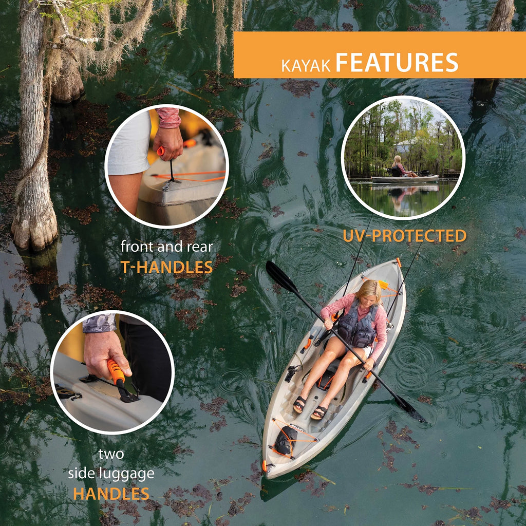 Kayak de pêche Lifetime Tamarack Angler 10 pi, Volcano Fusion (91340)