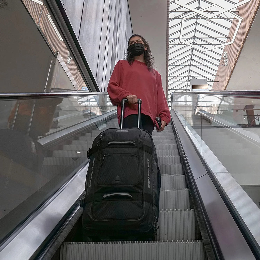 Sac polochon à roulettes PowerNet avec poignée, sac de voyage pour baseball, sac de baseball et de softball pour équipement de receveur, sac de baseball de voyage (petit | 110 L)
