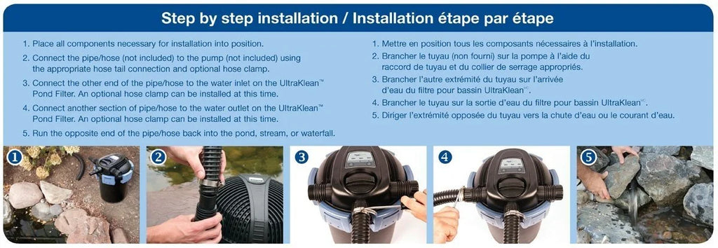 Filtre pressurisé AquaScape UltraKlean 2000 avec UV