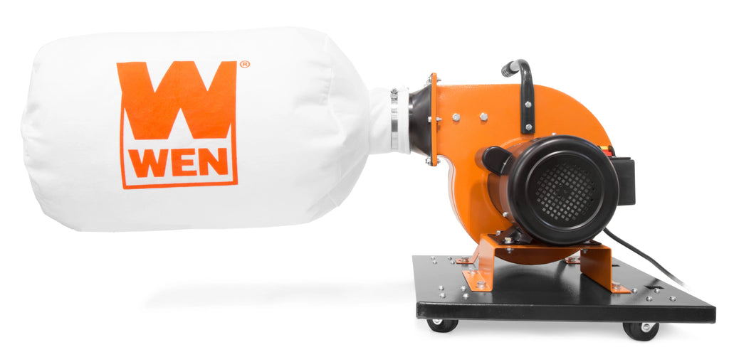 Aspirateur à poussière sur roulettes WEN de 7,4 A avec moteur à induction, sac de 15 gallons et support mural en option