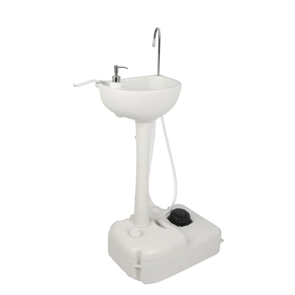 Évier de camping portable avec station de lavage des mains