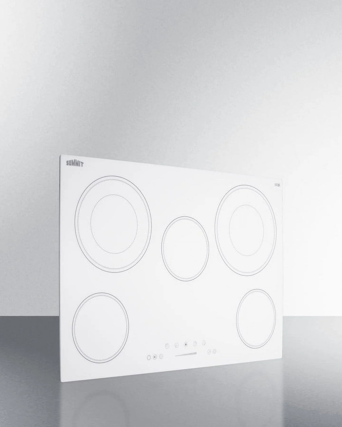 Table de cuisson radiant 5 brûleurs 208-240V 30 po, Blanc