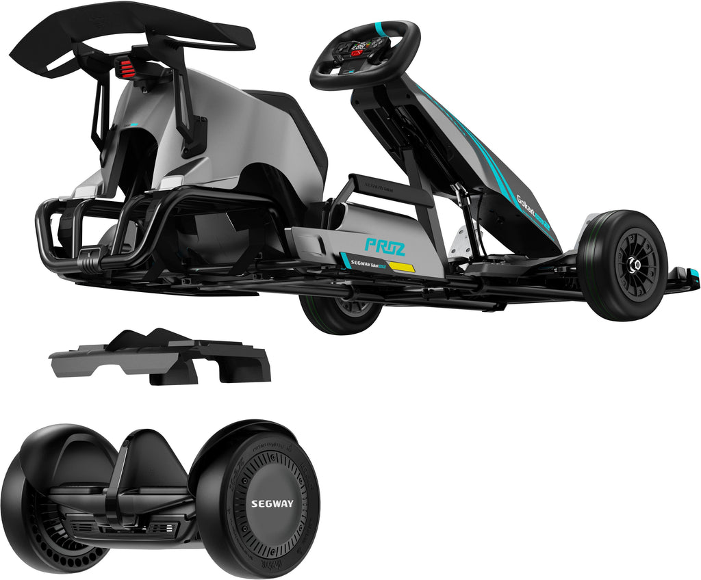 Segway ¨C Go Kart Pro 2 avec 15,5 mi d'autonomie maximale et 26,7 mph de vitesse maximale ¨C Gris