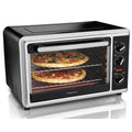 Four de comptoir Hamilton Beach avec convection et rôtissoire, cuisson au four, gril, capacité extra large, argenté, 31105
