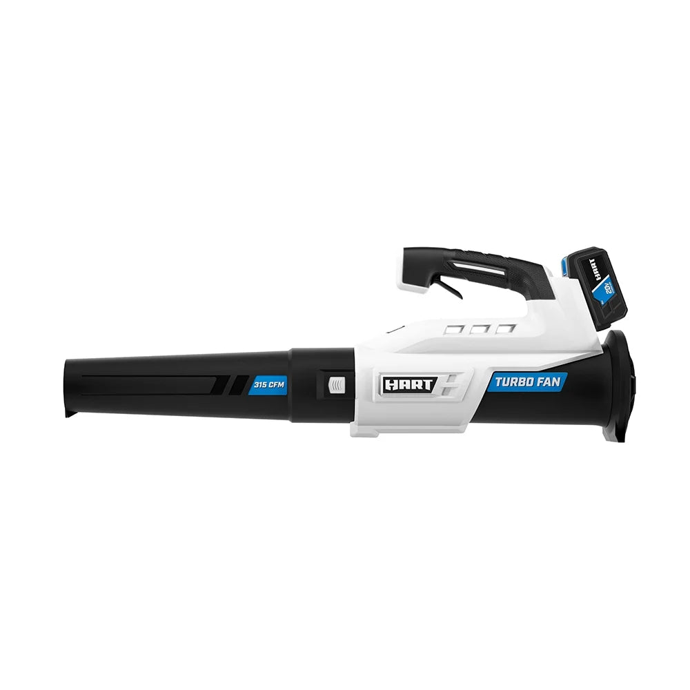 Souffleur de feuilles turbo sans fil HART 20 V (1) batterie lithium-ion 4,0 Ah