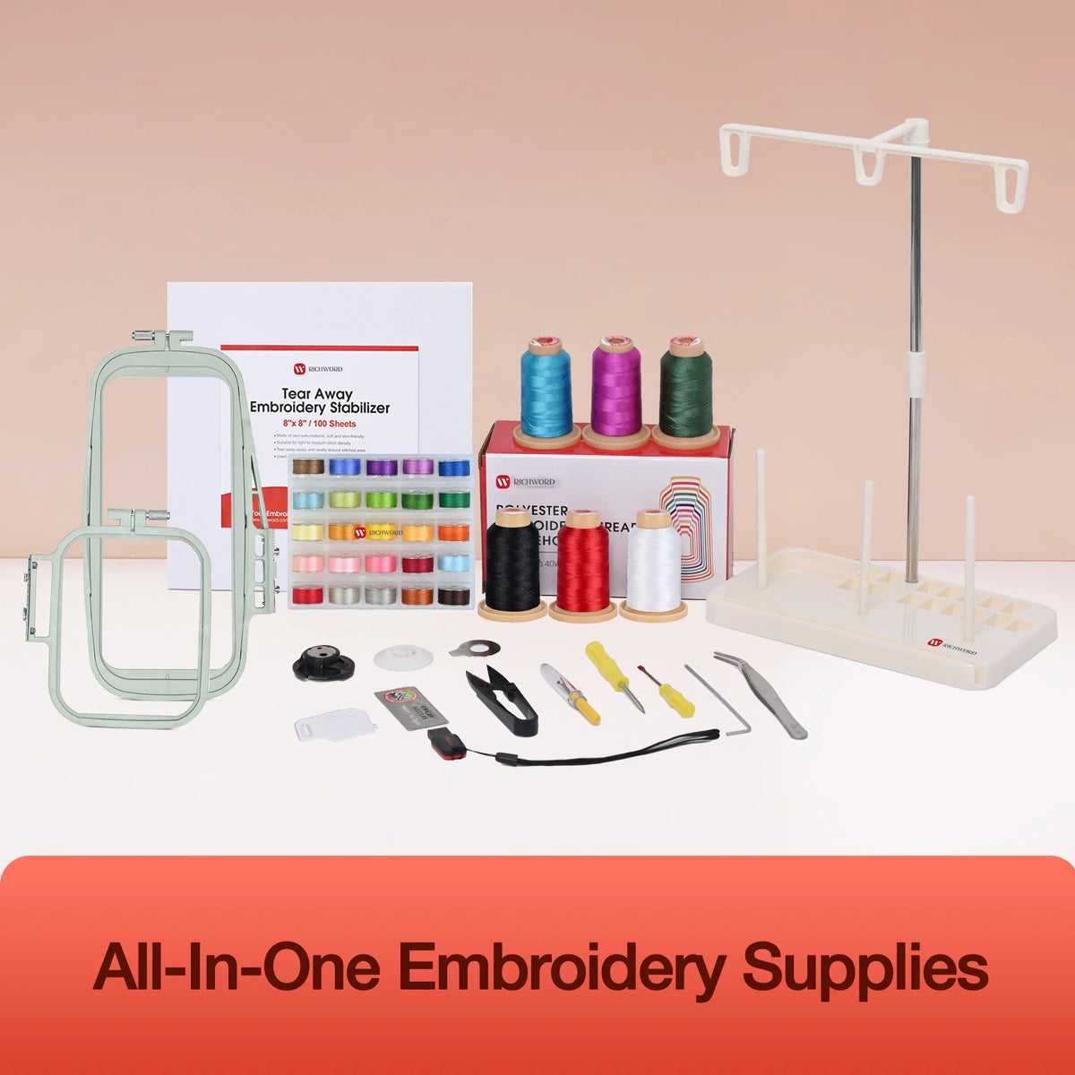 Machine à broder Poolin EOC05, zone de broderie 4 x 9,25 po, écran tactile 7 po, avec kit