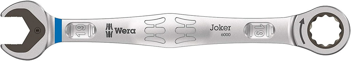 Clé combinée Wera Acier,Acier,Chrome,Standard 05020022001