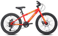 20 VTT Ozark Trail Vibe, 7 vitesses, pour cycliste de 1,20 m à 1,63 m, rouge, enfant/préado/ado, unisexe