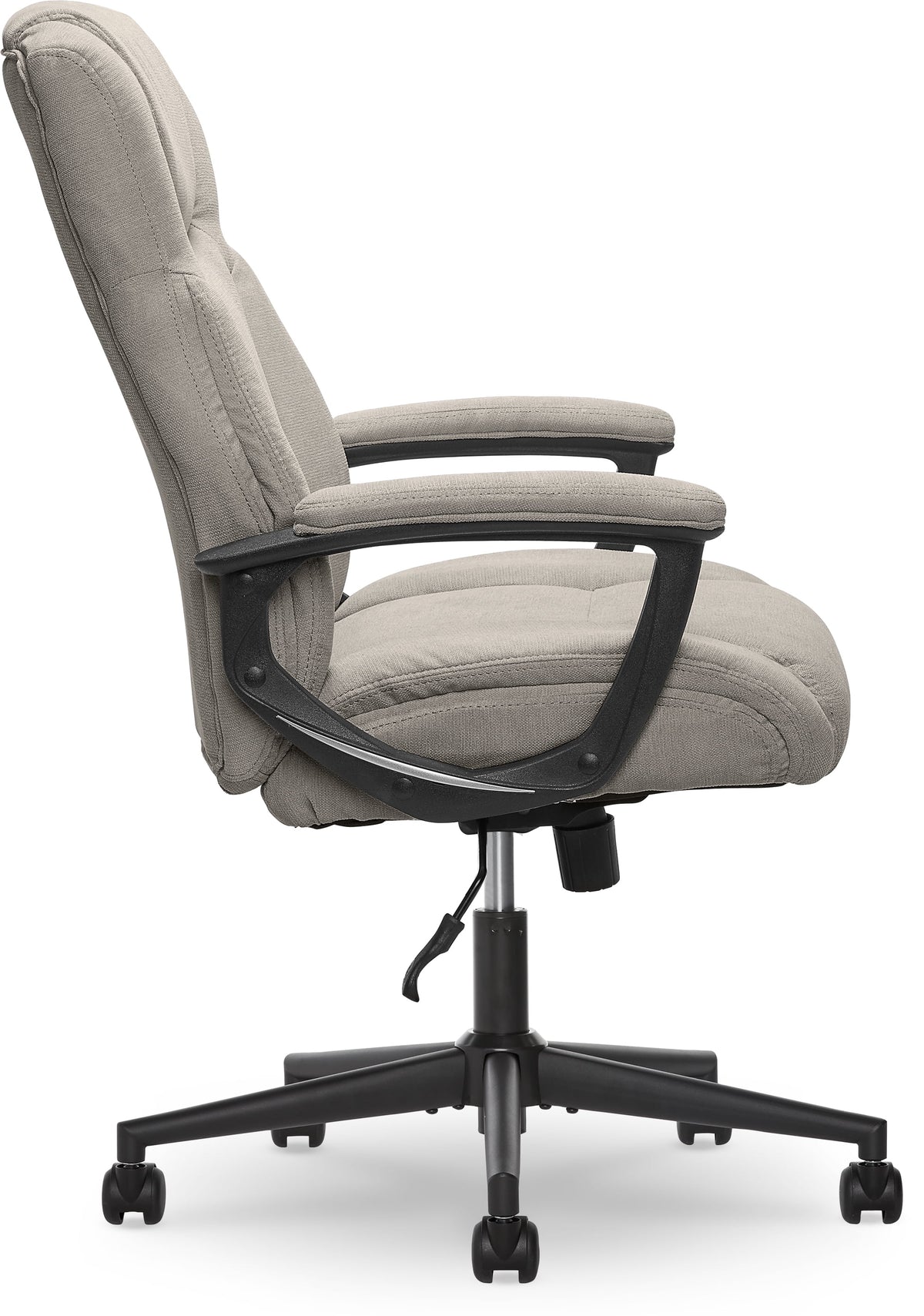 Chaise de bureau Serta Connor en microfibre gris clair