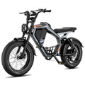 Luckeep M5 Electric Bike for Adults/Teen, 1500W Peak Motor, Max 32MPH,48V 15AH Battery, Max 60 Miles Electric Motorcycle for Mountains,20 Fat Tire Electric Dirt Bike,Sand,Road,Full Suspension