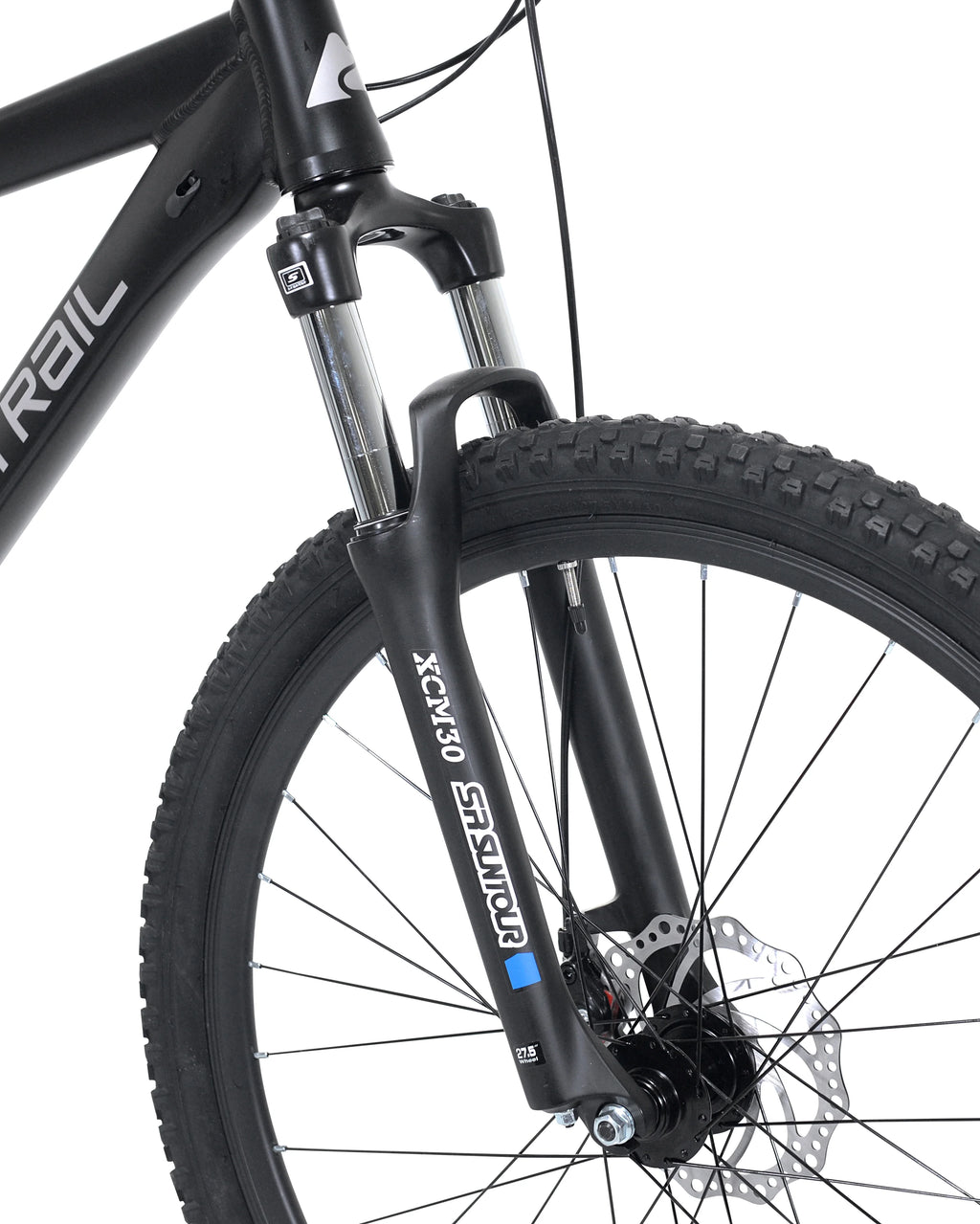 Vélo tout-terrain Ozark Trail 27.5 Vibe, Cadre petit, Convient aux cyclistes de 1,52 m à 1,68 m, Noir, Adulte, Unisexe
