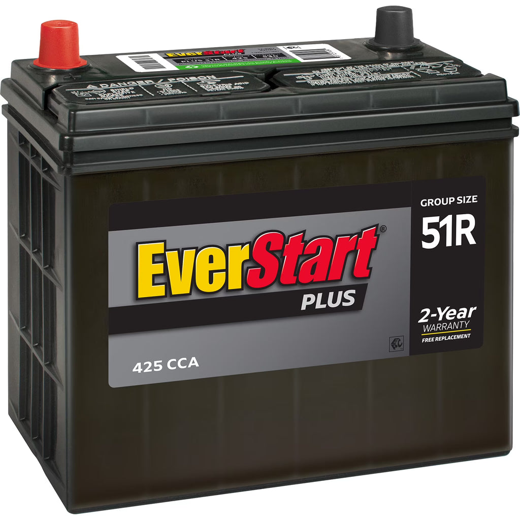 Batterie automobile au plomb-acide EverStart Plus, groupe 51R, 12 volts, 425 CCA