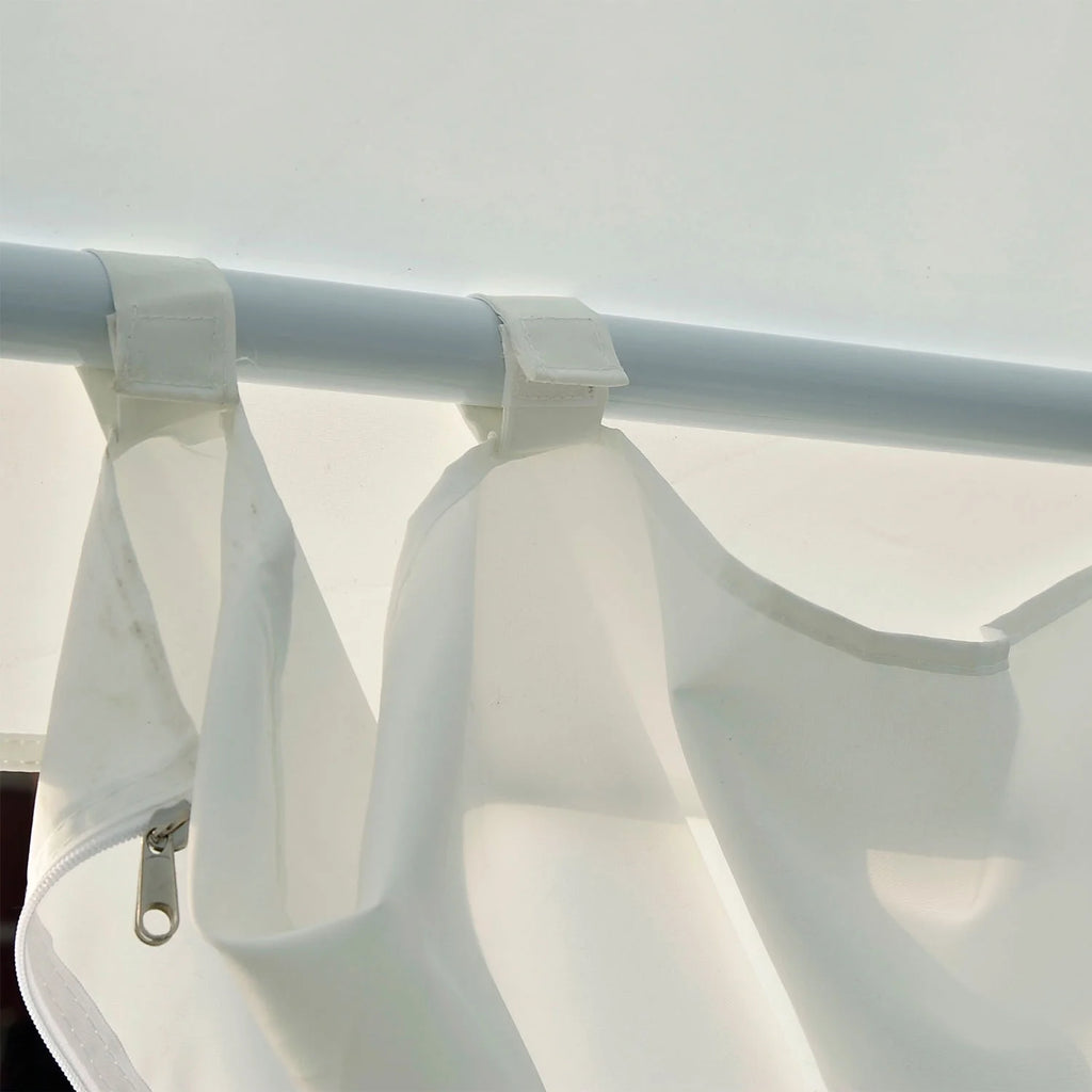 Outsunny 22,3' x 16,4' Tonnelles de réception blanches pour extérieur, portables