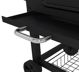 Barbecue à charbon robuste extra-large Dyna-Glo - 32 po de largeur - 816 po² de surface de cuisson Noir