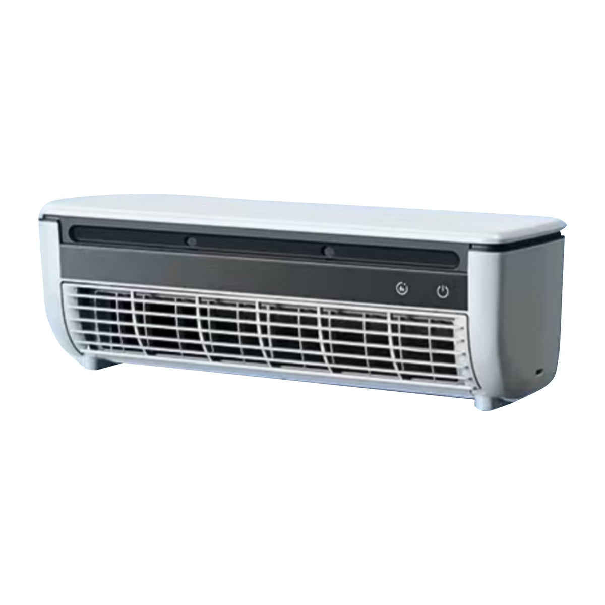 Ventilateur climatisant mural sans perçage 2025 - Climatiseur portable à recharge sans fil - Refroidissement instantané en 10 secondes pour cuisine, chambre et bureau - Système de refroidissement mural compact et peu encombrant